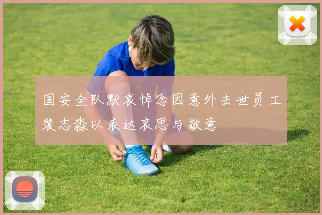 国安全队默哀悼念因意外去世员工裴志淼以表达哀思与敬意